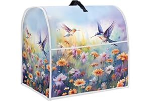 HUISEFOR Hummingbird Stand Mixer Cover Washable Daisy Cover for 6-8 Quart Blender Dust Cover Food Processor Parts and Accessories
