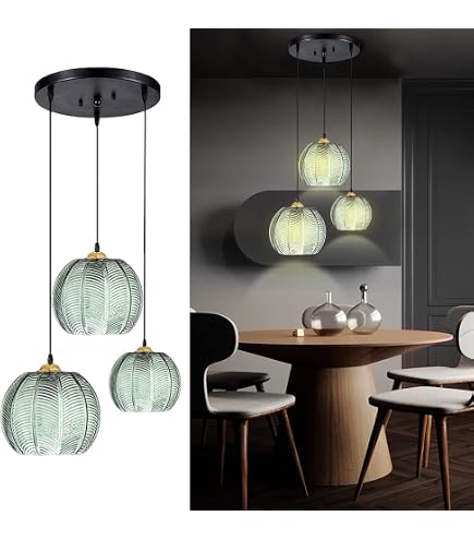 Nordic Pendelleuchte Mit Glasblüten – Moderne Hängelampe Für Esszimmer & Schlafzimmer, Energiesparend