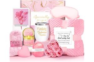 AWRMOO Geschenke für Frauen,Geburtstagsgeschenk für frauen, Entspannende Spa Geschenk Korb Care Paket, Geschenk Set für beste Freunde weibliche Schwester Mutter Frau Ihre Freundin Coworker Bestie Lehrer