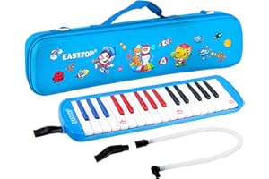 East Top Melodica Mit 32 Tasten - Professionelles Mund-Keyboard-Orgel-Instrument für Erwachsene, Schüler und Kinder - Geschenkidee