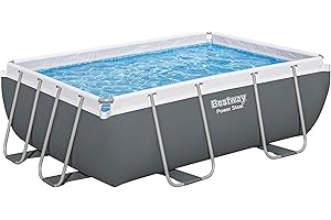 BESTWAY 8321299 Piscina Rectangular con Depuradora 282x196x84 cm.