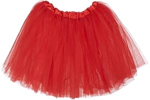 Msrlassn Gonna in Tulle per Ragazze Gonna per Tutu Minigonna Abito da Ballo Gonne per Tutu Elastiche Gonna da Ballo per Feste