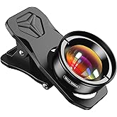 Apexel - Obiettivo macro HD a clip per fotocamera del cellulare, 100 mm, per iPhone X/8/8Plus/7/Plus, Samsung Galaxy S10/S10 