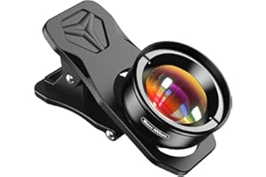 APEXEL Objectif Macro Professionnel pour Smartphone HD Macro Objectif Smartphone Compatible avec iPhone, Pixels, Samsung Galaxy, Huawei, Xiaomi et la Plupart des téléphones Mobiles