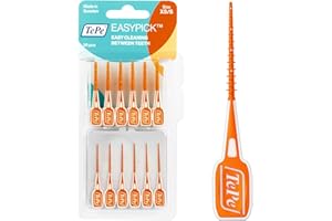 ‎TEPE TePe EasyPick Dental Stick XS/S / 1 x 36 Stück inklusive praktischem Taschenetui / Für eine einfache, tägliche Anwendung zwischendurch und unterwegs