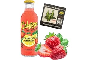 ‎AMERICANFOOD4U Calypso Limonade - Strawberry Lemonade - 6 x 473ml inkl. 1,50 € DPG-Pfand