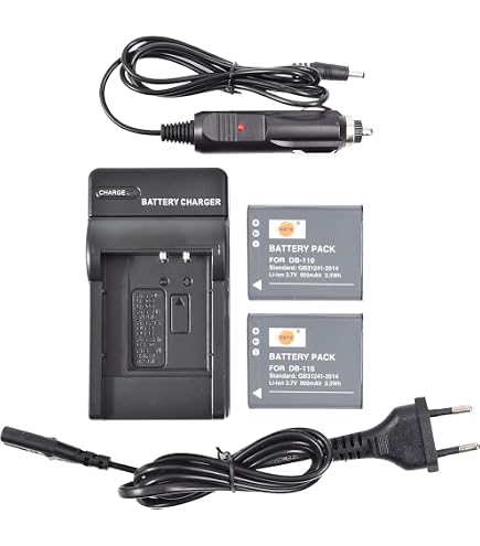 Vhbw Batteria Compatibile Per Fotocamera Sanyo Xacti (550mAh, Li-Ion) - Sostituisce DB-L20, DB-L20A - 2