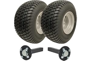 Parnells - Kit Rimorchio ATV - 2 Ruote 18x8.50-8 + 2 Mozzi 4xm12 100 mm PCD e Assali 35 mm x 35 mm - Wanda P332 a 4 Strati, 750 kg, Altezza 455 mm, Larghezza 210 mm - Contrassegno E, Legale Stradale