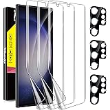Milomdoi [3+3Pezzi] Pellicola Samsung Galaxy S23 Ultra 5G 3 Pezzi Pellicola Protettivo Accessori 3 Pezzi Protezione Pellicola