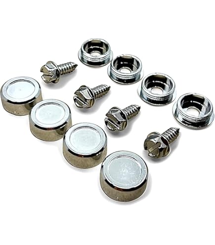 White License Plate Frame 8 Best Anti-Theft License Plate Screws That Actually Work In 2025 Bmw M License Plate Frame - Foto 11