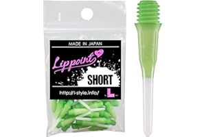 LSTYLE Gradient Couleur Solide Touches Métalliques avec Embout en Plastique Court Lippoint Dart Conseils 50pics