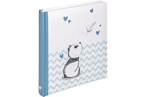 walther design album fotografico blu 28 x 30,5 cm Album per neonati, Baby Little Panda UK-281-L