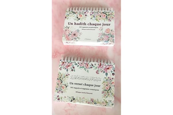 Pack 2 calendriers : Un verset / Un hadith chaque jour - 365 versets coraniques et sagesses prophétiques