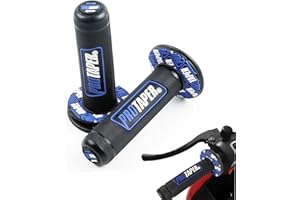 GIONAR Universal Non-Slip Gel Motorbike Grip, Durable Rubber, Fit for Off-road & Pitbikes, Enduro Ready, 7/8" (22mm) Length