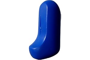 Asthmate Rigid Plastic Asthma Inhaler Case for Ventolin and many other aerosol inhalers (Blue)