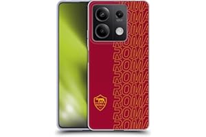 Head Case Designs Licenza Ufficiale AS Roma Eco Grafica Crest Custodia Cover in Morbido Gel Compatibile con Xiaomi Redmi Note 13/13 PRO 5G