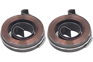 VIAGASAFAMIDO Wiertarka Sprężyna Powrotna Sprężyna śrubowa Powrotna zespół do Wiertarki Stołowej 0.8x10 Podwójny Hak 37mm średnica Zewnętrzna (2 szt.)