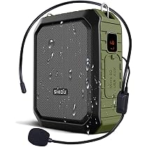 Amplificatore Vocale Portatile SHIDU - Altoparlante Bluetooth 10W Con Microfono Cablato, Batteria 1800mAh, Lettore MP3 - Per Insegnanti E Allenatori