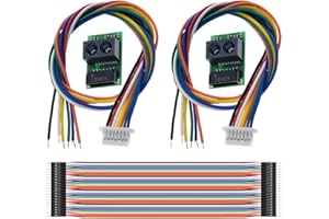 Youmile 2Pack Distance Sensor Module GP2Y0E03 Infrared Ranging Sensor 4-50CM I2C Output For Arduino With M-M Dupont Cable 20PIN