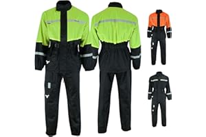 ‎BULLDT BULLDT Motorrad Regenkombi 2-teilig für Herren – Wasserdichte Regenjacke & Regenhose - luftzirkulierend Mesh-Innenfutter, reflektierend & winddicht – ideal für Motorradfahrer, Fahrradfahrer & Outdoor