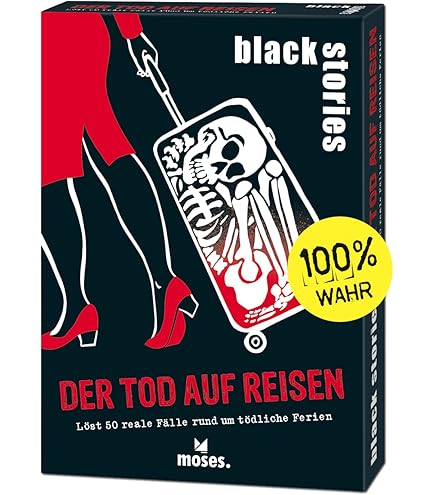 Black Stories Psycho – Gioco Di Carte Con 50 Enigmi Neri Sulla Mente Umana, Dai 12 Anni