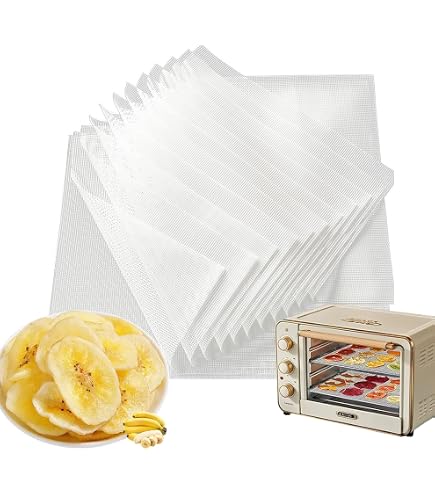 Feuilles De Déshydrateur Lot De 6 Tapis De Déshydratation En Silicone Avec Bord U2013 Feuilles Feuille Silicone Alimentaire