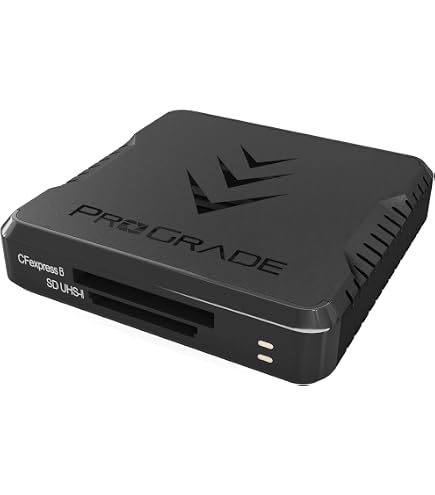 Lexar RW510 Lettore CFexpress Type-B USB-C 3.2 – Trasferimento Dati Ultra-Veloce Per Foto RAW E Video 8K, Corpo In Metallo