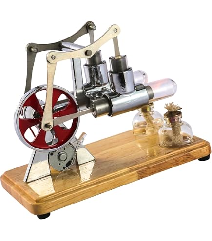 Moteur Stirling - Basse Température - 180 rpm Eau Chaude – Atelier Atypique