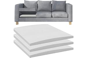 Duscdesp 50×50cm Sofa Support Boards,Sofa Bed Support Cushion Sofa Saver,Cushion Sag Repair for Corner Sofa Sofa Bed Couches Settee(WHITE & 3 PCS)