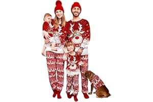 Neufigr Pijama Navidad Familia Pareja,Pijama Natal Familia,Pijamas De Navidad para La Familia,Pijamas De Mujer Navidad,Pijamas Navideños De Mujer Hombre Niña Bebe
