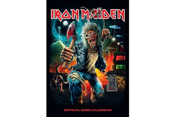 IRON MAIDEN 2026 A3 CALENDAR