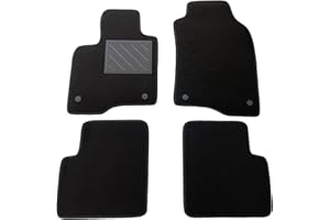 MTC AUTOMOTIVE Fußmatten für FIAT Panda III ab Baujahr 2012, passgenau, Absatzschoner aus verstärktem Gummi, rutschfest, Befestigungsknöpfe