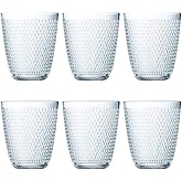 Luminarc Concept Pampille Set of 6 Tall Glasses 31cl Glass Soda Suitable Refrigerator Not Suitable Microwave Recyclable | Tra
