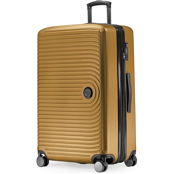 HAUPTSTADTKOFFER - Spree - harde koffer met 4 dubbele wielen, trolleykoffer, uitbreidbare reiskoffer, 75 cm, 119 liter, Avocado
