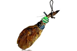 THE BLACK HOOF 5 Kg Jambon 100% Iberique PATA NEGRA Bellota (épaule) - De porcs ibériques nourris avec des glands et 100% naturel - Jamon Iberico de Bellota Pata Negra