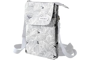 OMLALAYI Sac Telephone Portable Femme en Toile,Pochette Bandoulière Femme,Sacoche Telephone Portable Femme,Pochette Portable Bandoulière Femme,Sac pour Telephone Portable Femme,pour La Vie Quotidienne