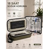 Thermobag Seyahat Enekt&ouml;r Taşıma &Ccedil;antası &ndash; Termal Soğuk Tutucu &Ccedil;anta, Kompakt Medikal Organizer, Buz Kaseti/Jel Uyumlu, 10 Sa