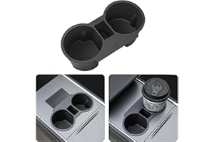 ‎SHOWEV ShowEv für Tesla Model 3 Y Mittelkonsole Getränkehalter Einsatz Mittelkonsole Becherhalter für Tesla Model 3 Y Zubehör