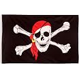 Bandiera Dei Pirati Jolly Roger 150x90 Cm – Perfetta Per Feste E Camerette – Stampa Vivida E Resistente - 3