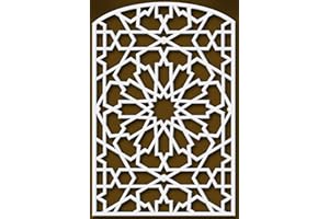 Andaluciart | Celosía PVC Decorativas 100 x 150 cm | Celosías PVC Decorativas | Vallas Separadores Restaurantes | Vallas Jardín Exterior | Cerramiento Jardín Decorativo