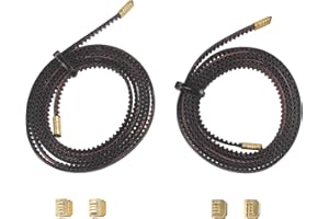 BCZAMD Anycubi Kobra drukarka 3D Durable Gatest Belt - 900 mm X + 780 mm oś Y GT2 Open pasek rozrządu: podział 2 mm szerokość 6 mm rdzeń z włókna szklanego akcesoria zamienne z tłoczonymi miedzianymi