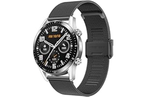 Songsier kompatybilny z Huawei Watch GT2 Pro 46 mm/Watch GT 46 mm/Watch GT Active/Watch 2 Classic/Galaxy Watch 3 45 mm/Galaxy Watch 46 mm/Gear S3/Gear 2, bransoleta ze stali nierdzewnej 22