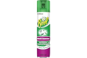 Pyrel Aérosol Multi-Insectes, Insectes Volants et Rampants, Sans Parfum, 400ml