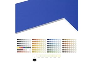 AlphaUVplus Passepartout Zuschnitt nach Maß - 1 Stück - Außengröße: DIN A1cm - 1,4mm stark - Museumsqualität - über 200 Farben zur Auswahl