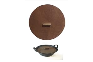 inkwellinserts Horse feed cover, WOODEN LIDS FOR Equestrian low rubber feed bucket, food covers (Single plain lid)