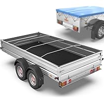 Telo In Pvc Telo Per Rimorchio Tarpofix 258x136 Cm - PVC Rinforzato Impermeabile Con Corda Copertura Rimorchio