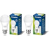 Crompton Dyna Ray 9W Round B22 LED Cool Day Light Pack of 2