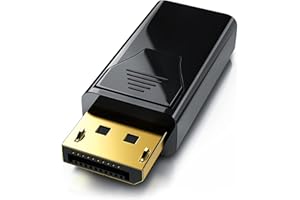 ‎CSL-COMPUTER CSL - DisplayPort auf HDMI Adapter - DP 1.2 4K Ultra HD 4K x 2K bei 30Hz - Full HD 1080p - 32 Bit True Color - 3D - HDCP - ideal für PC und MAC Notebook Grafikkarten - vergoldete Kontakte