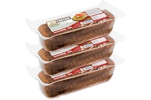 BEST DIET Keto Protein Bestdiet - Pan Proteico Ceto, sin Azúcar | Rico en Fibra y Proteínas | Pan de Semillas | Congelable | Paquete de 3 Barras de 500g