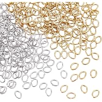 250 Stück Edelstahl Biegeringe 15mm - Offene Ringe Für DIY Schmuck